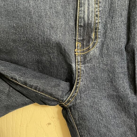 Forever 21 Womens Dark Wash High Rise Stretch Skinny Jegging Jeans Size 30 - Picture 4 of 5